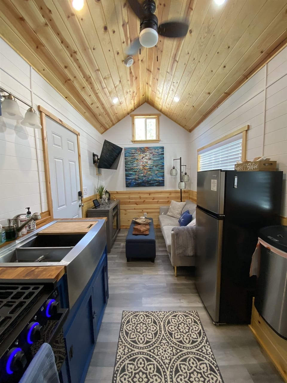 Kitchen to Living Area