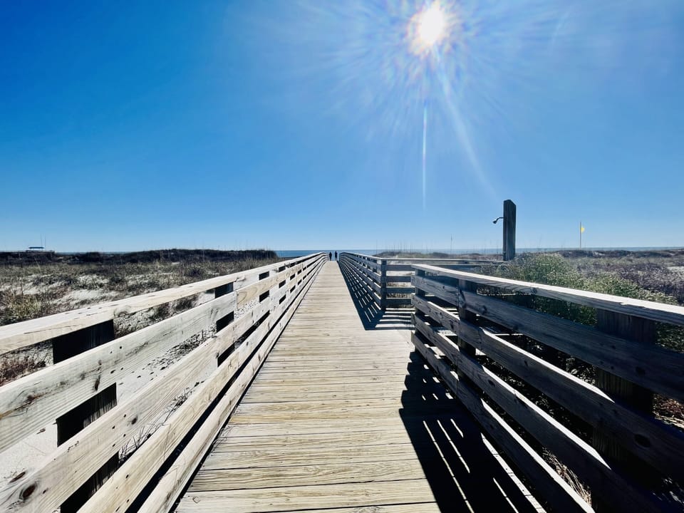 Boardwalk to the beach