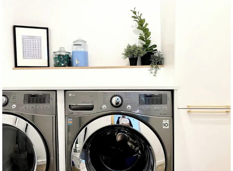 washer and dryer