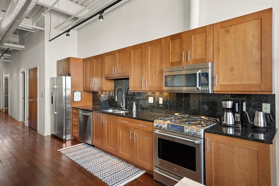 Open-concept kitchen