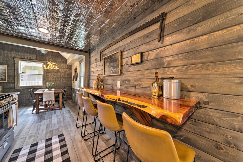 Bar | 1st Floor | Vintage Barware | Large Cube Ice Maker | Vintage Cocktail Book