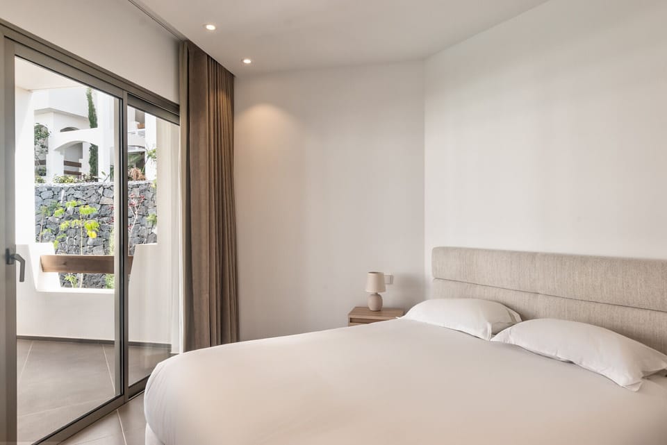 Large bedroom with queen-size bed
