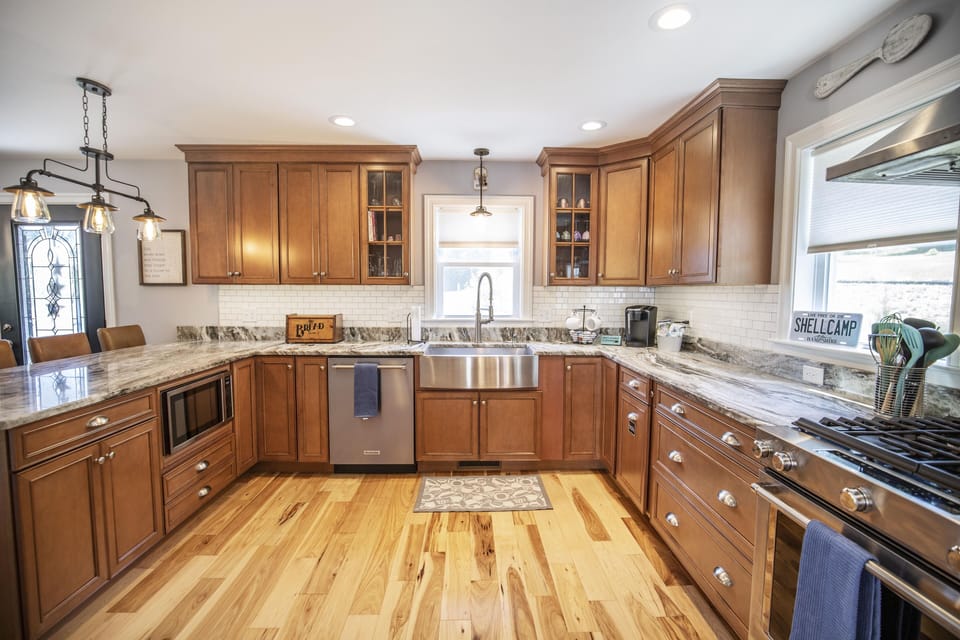 Spacious kitchen