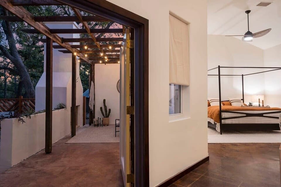 outdoor views from living space