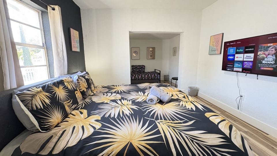 Bedroom with tv to enjoy your favorite shows