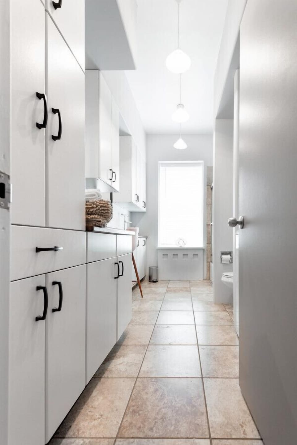 Full Bathroom and lots of storage