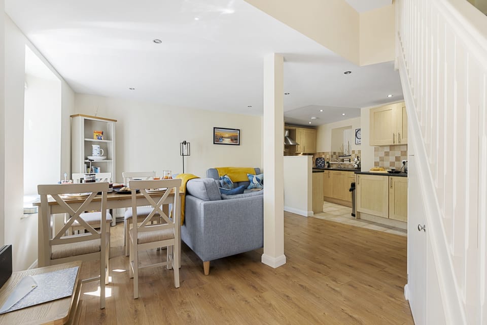 Open plan living area consisting of kitchen, dining area and lounge. The perfect space for you to enjoy with your family or friends.