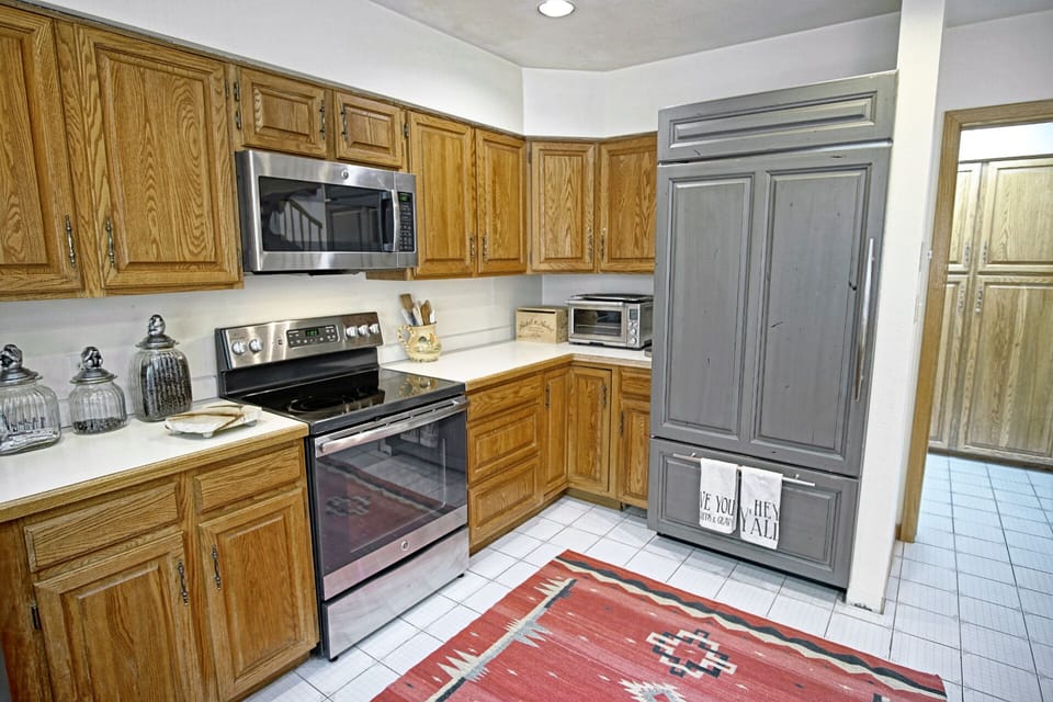 Sub Zero fridge, pantry & laundry