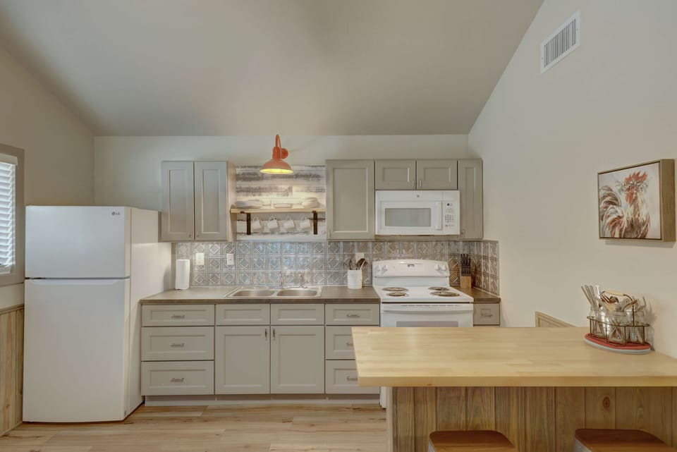 NEW cabinets, new furniture, new paint