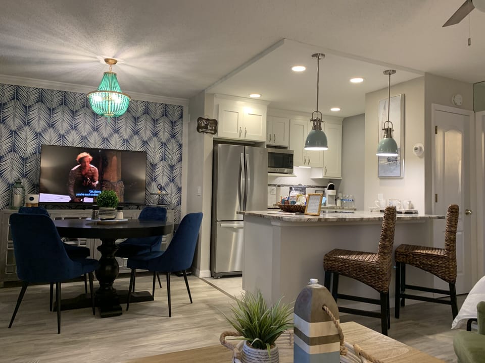Kitchen and dining area