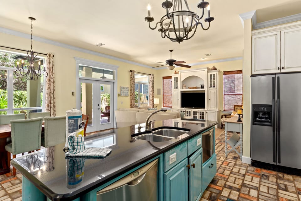 Kitchen to Living Area