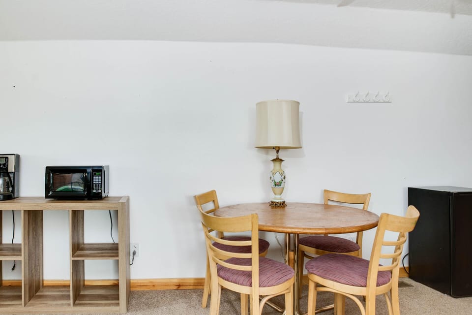 2 Dining with micro, mini-fridge, coffee maker