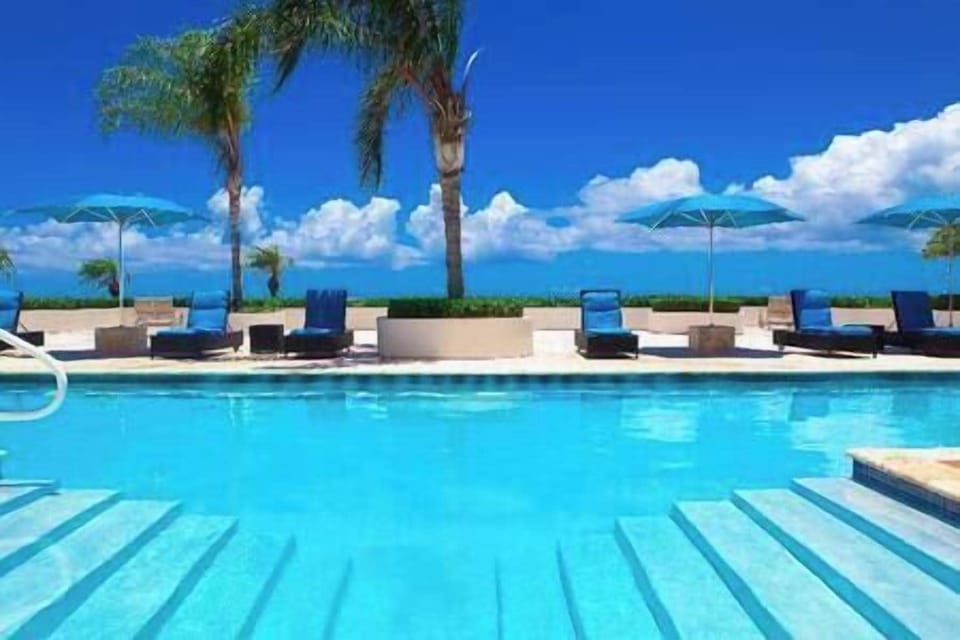 One of two resort pools for your use. One is heated and one is an adults only pool.