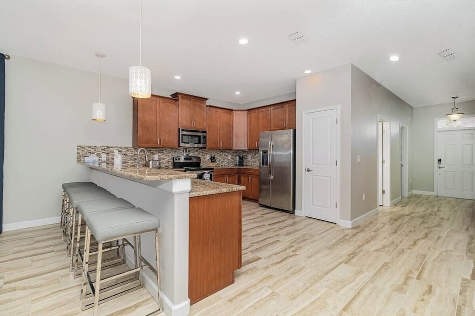 Fully equipped kitchen