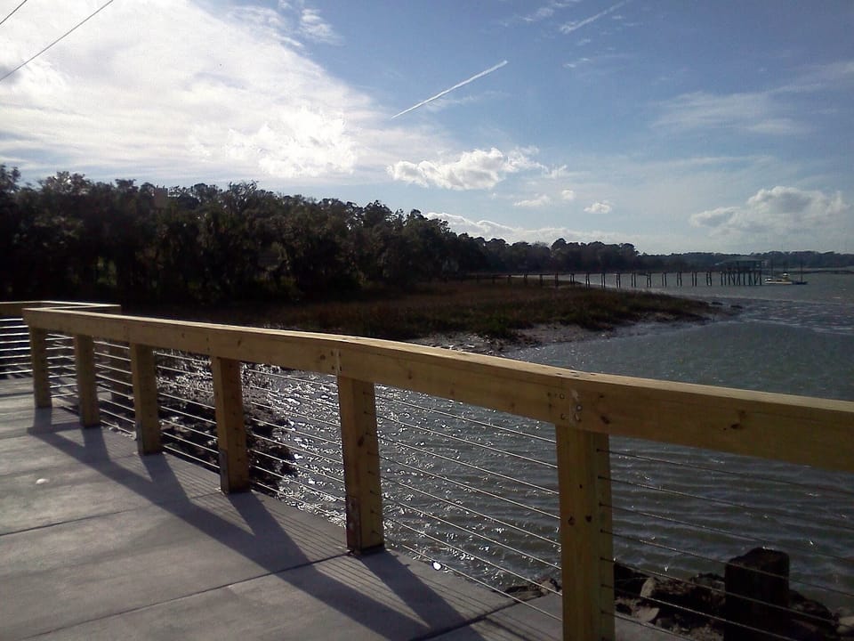 Ride the bicycles down the scenic Spanish Moss Trail