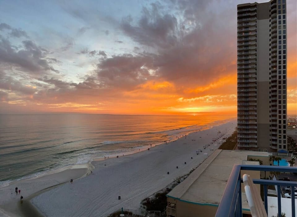 Western view during sunset
