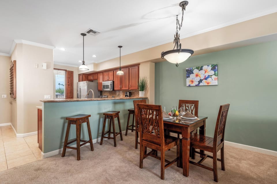 Dining area with seating for four
