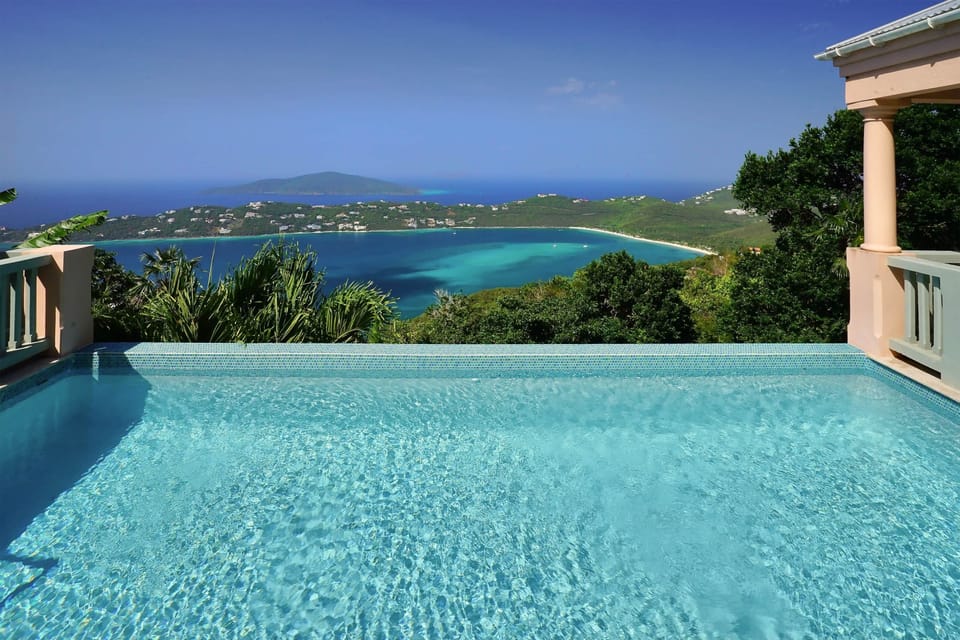 Infinity Pool With Magens Bay View