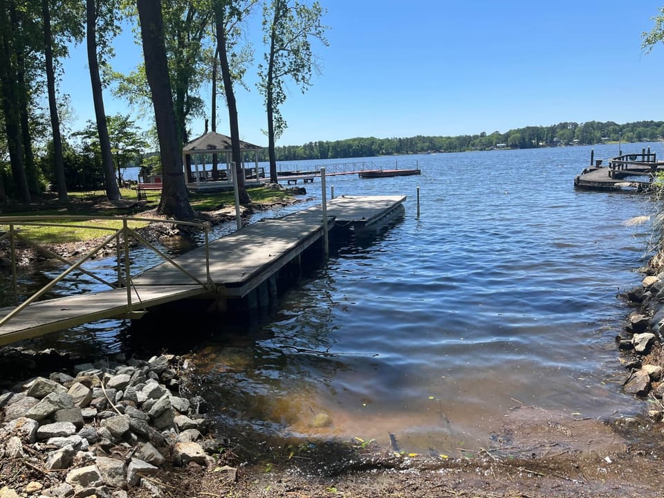 Water view from boat ramp