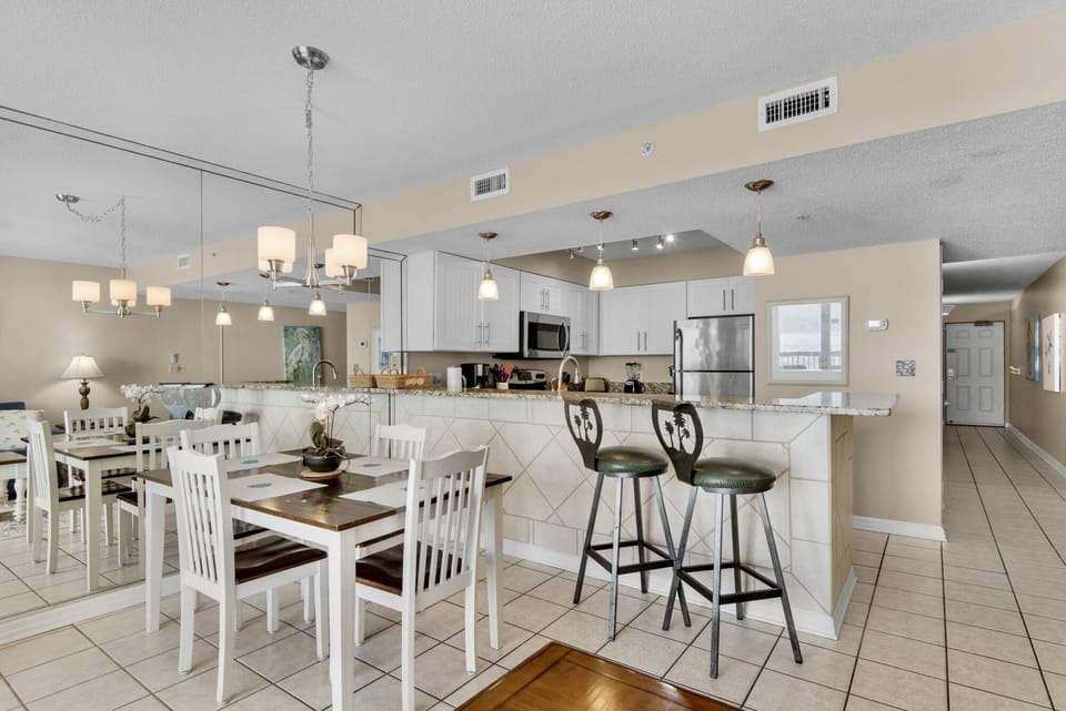 Open-concept kitchen, perfect for casual family living.