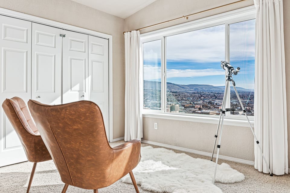 The perch in the primary bedroom