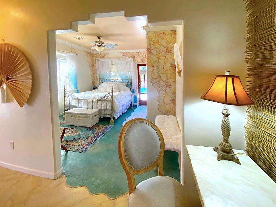View of the room from the hallway