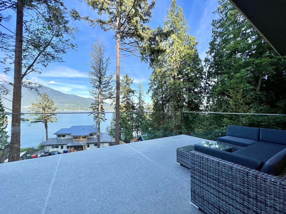 View from the patio
