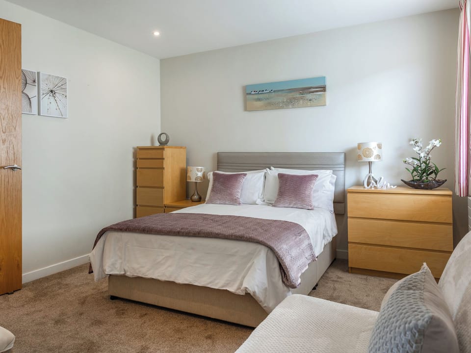 Comfortable double bedroom | Apartment 22 - Horizon View, Westward Ho!