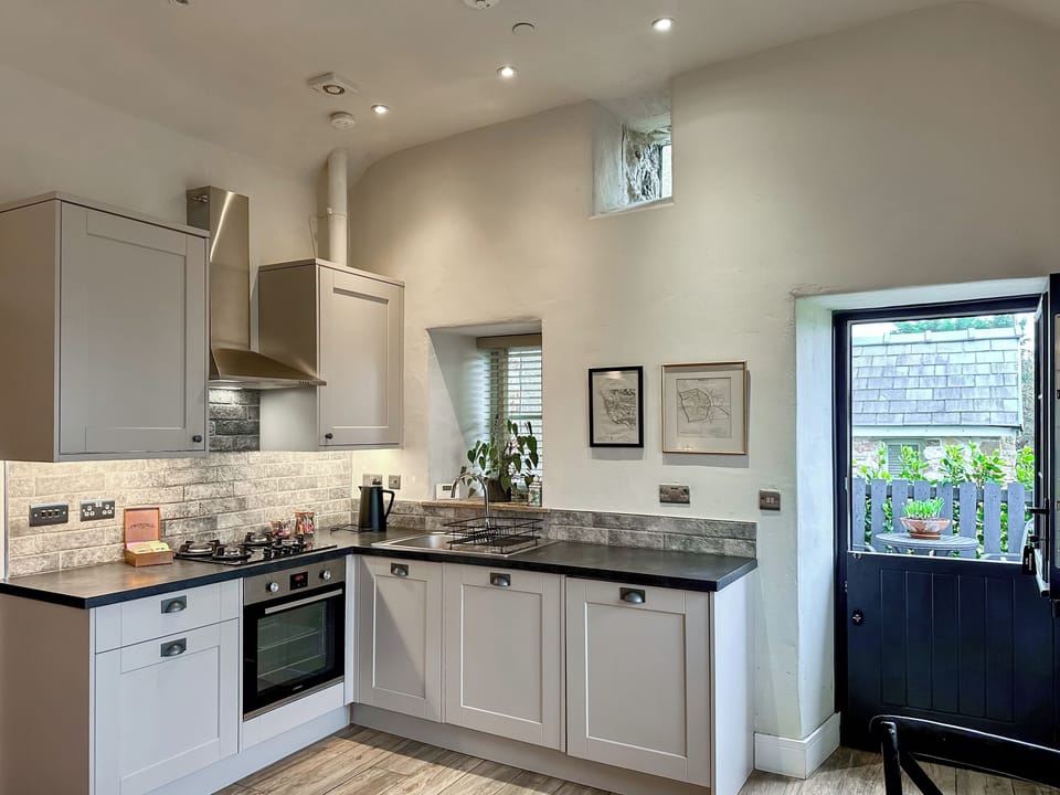 Thoughtfully renovated open plan living space | Blakeskerra Barn, Kenfig, near Porthcawl