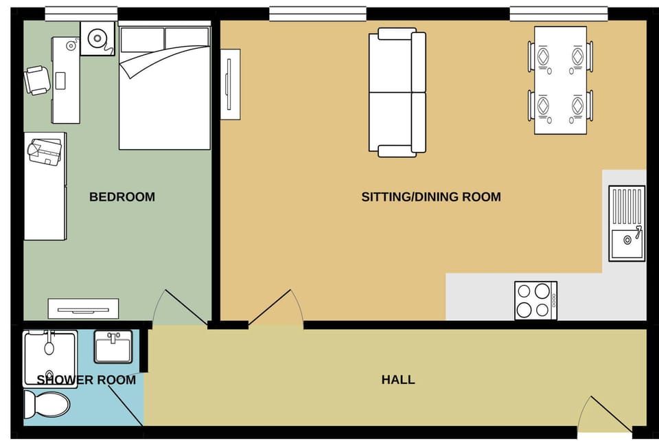 Floor plan | The Dunes - Regency Apartments, Great Yarmouth