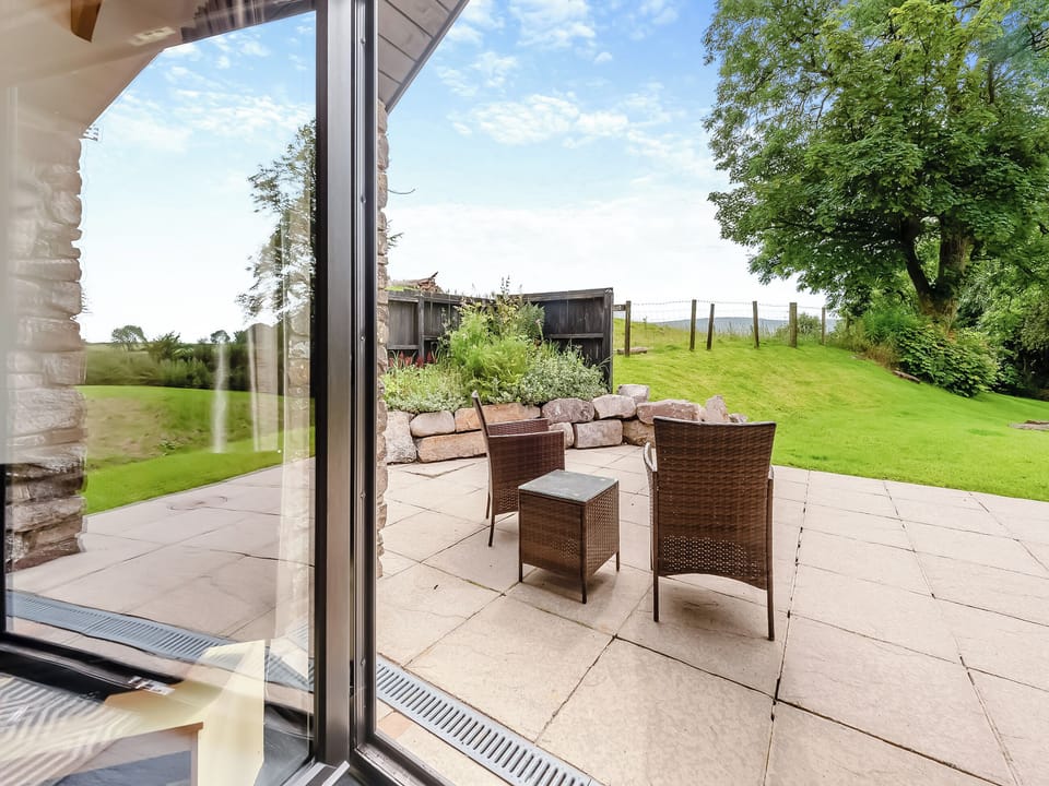 Terrace | Y Bwthyn - Cennen Cottages at Blaenllynnant, Gwynfe, Llangadog