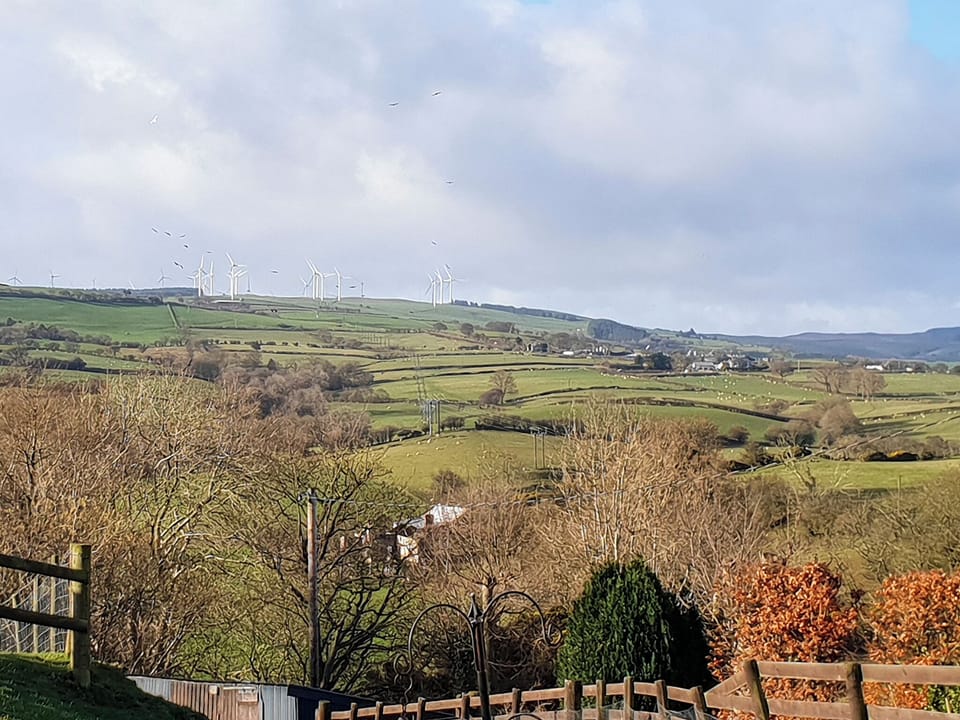 Great views from the patio area | Bwthyn Bwlch, Prion, near Denbigh