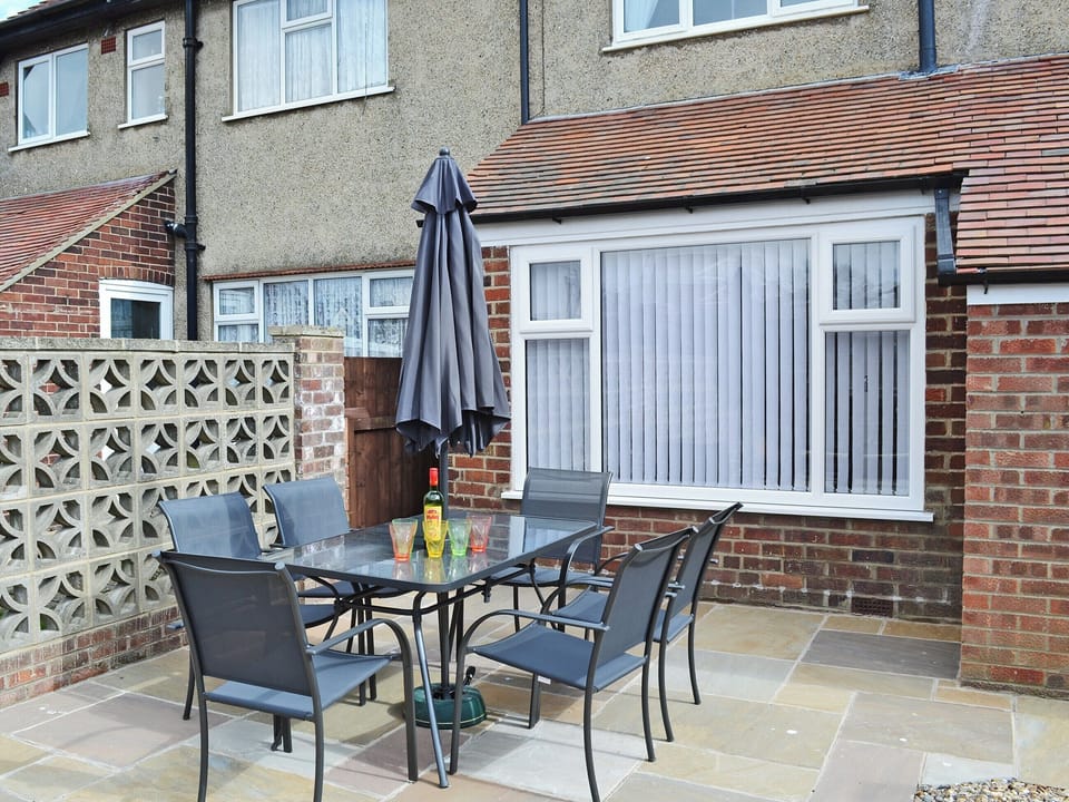 Spacious patio area with garden furniture | No.19, Filey