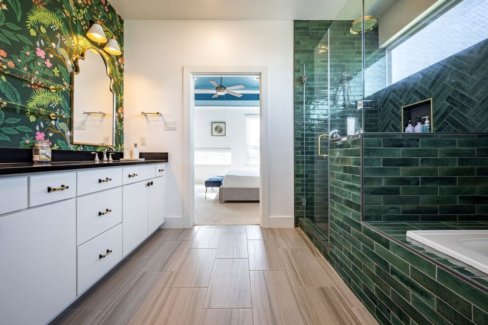 Beautifully remodeled primary bathroom