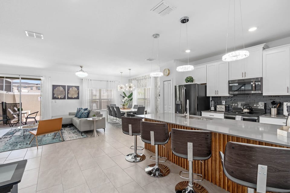 Wide open floor plan for entertaining!