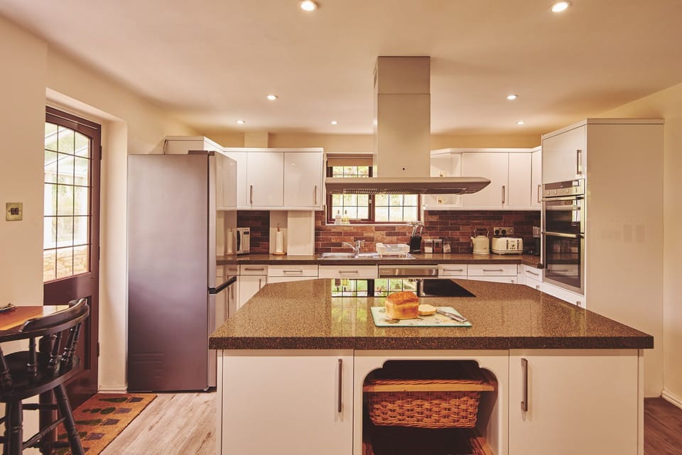 The kitchen at The Round, Devon