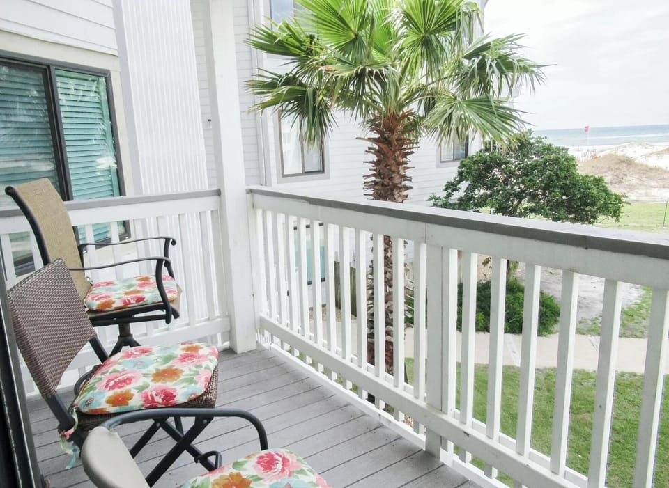16 foot balcony.