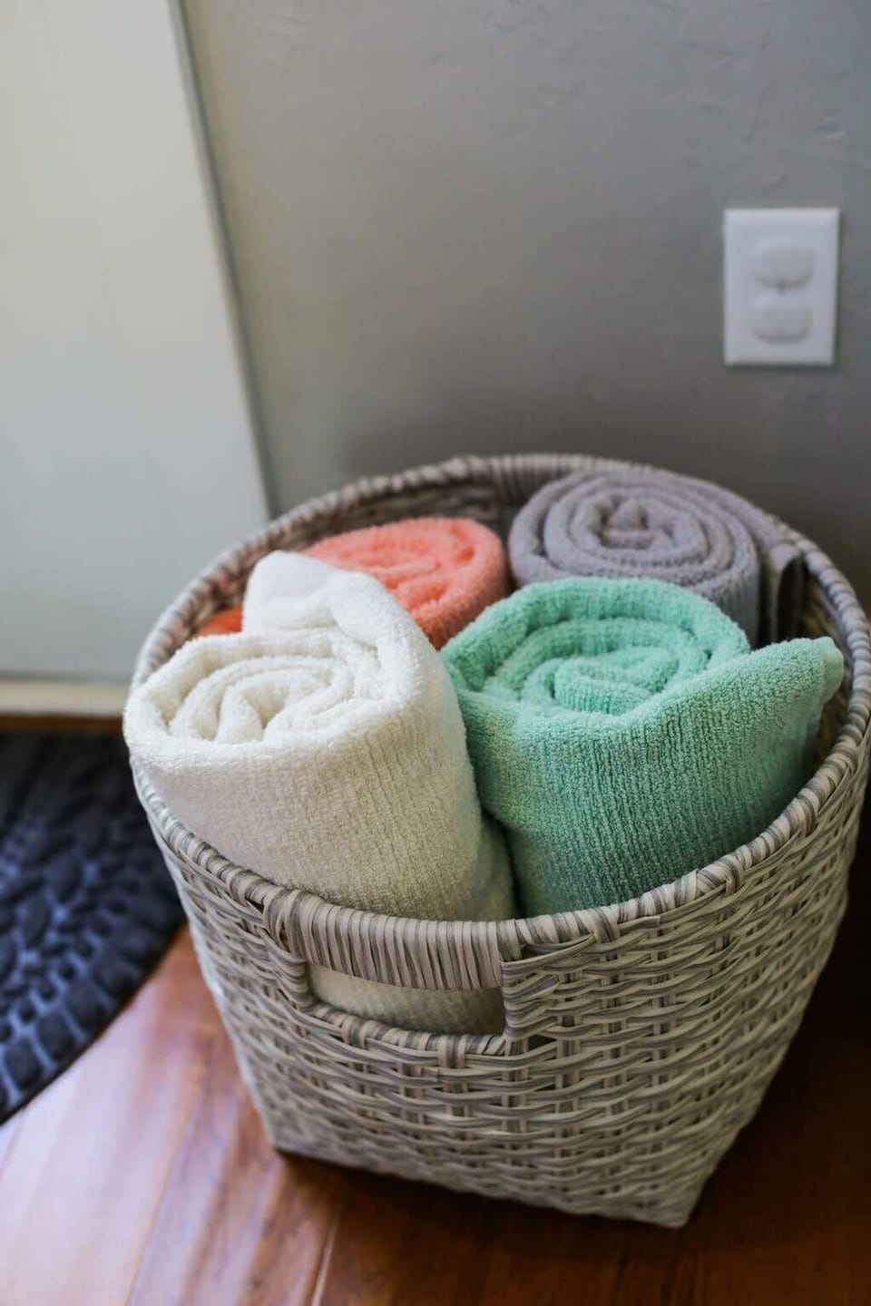 Towels just for the hot tub!