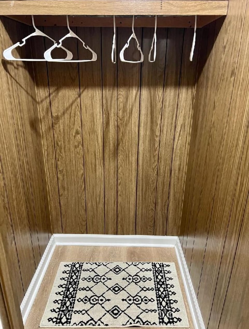 Typical closet for all bedrooms