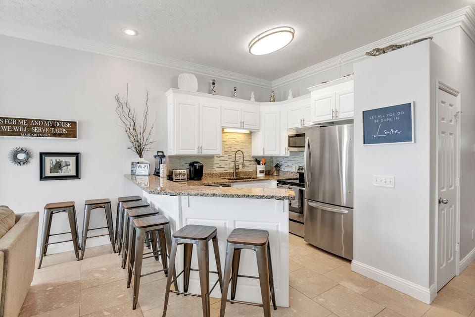 Cook at home with your fully equipped Kitchen!