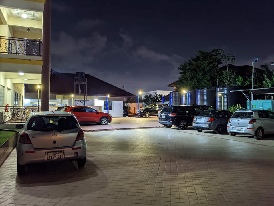 Courtyard and car park