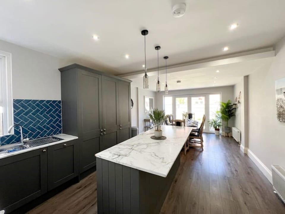 Modern kitchen and dining