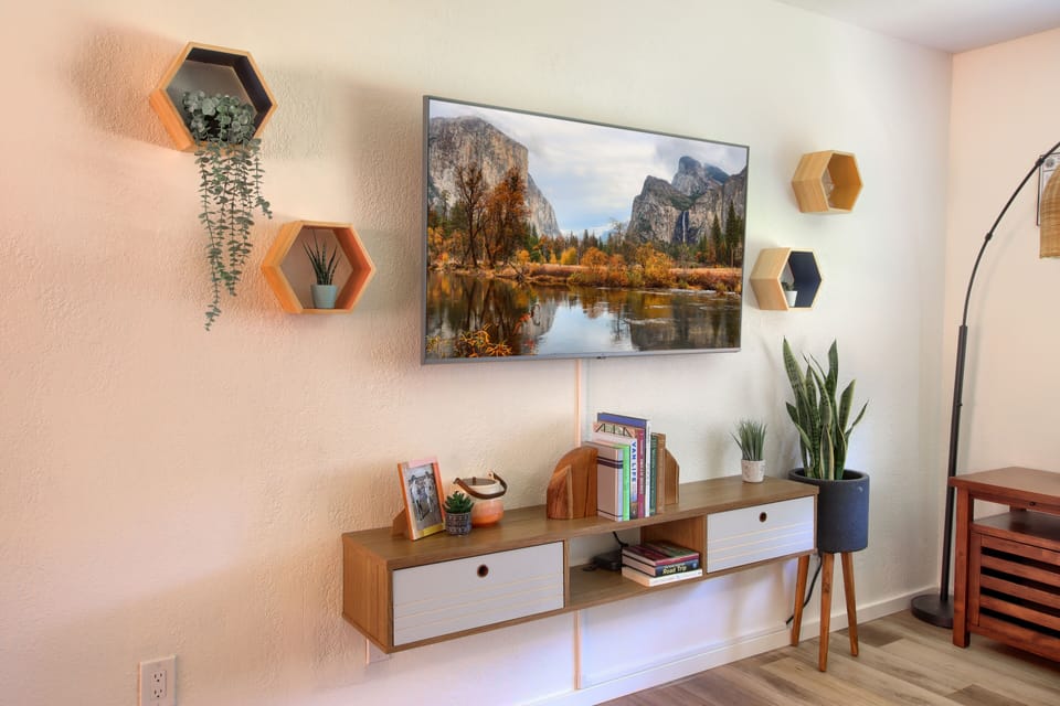 The house has been designed to be cheerful and fun.