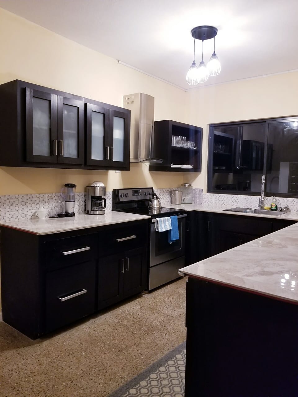 Downstairs kitchen.