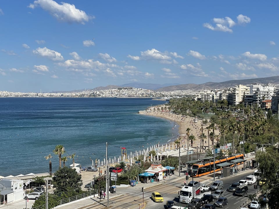 view from balcony