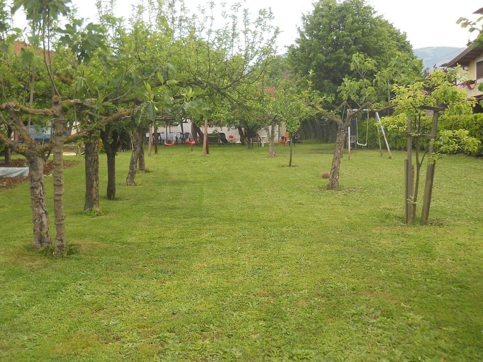 giardino antistante la casa