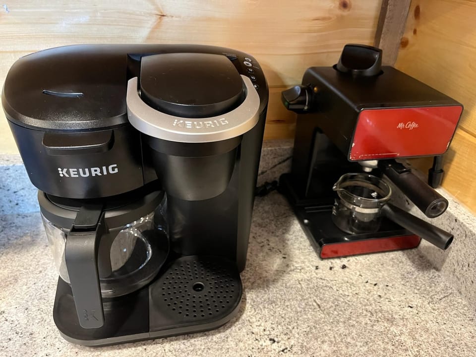 dual brew Keurig coffee maker and espresso machine