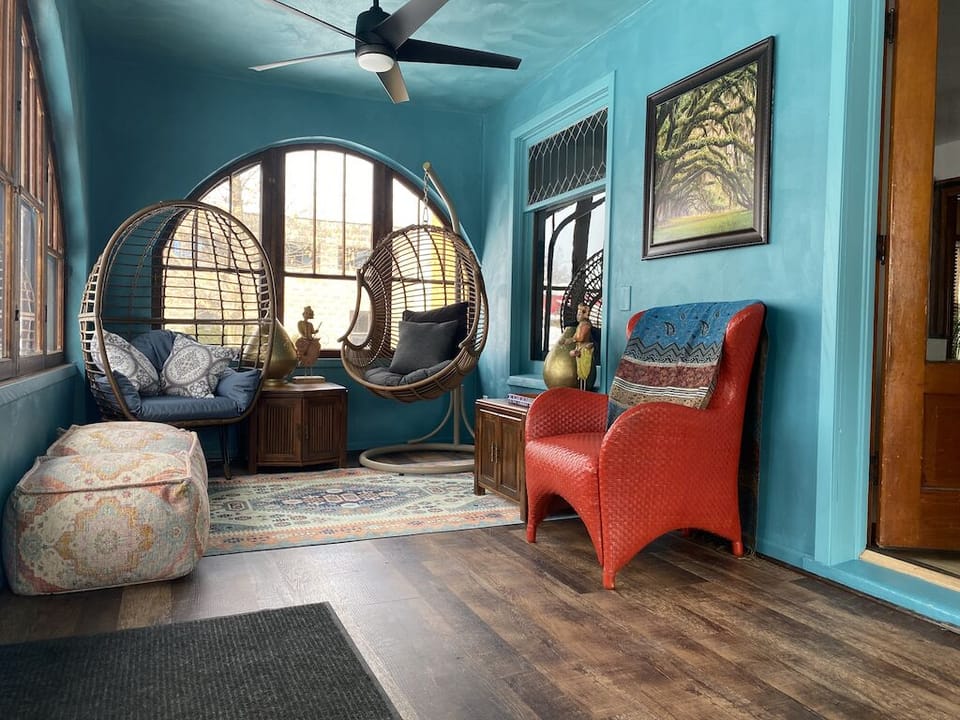fun and eclectic decor!