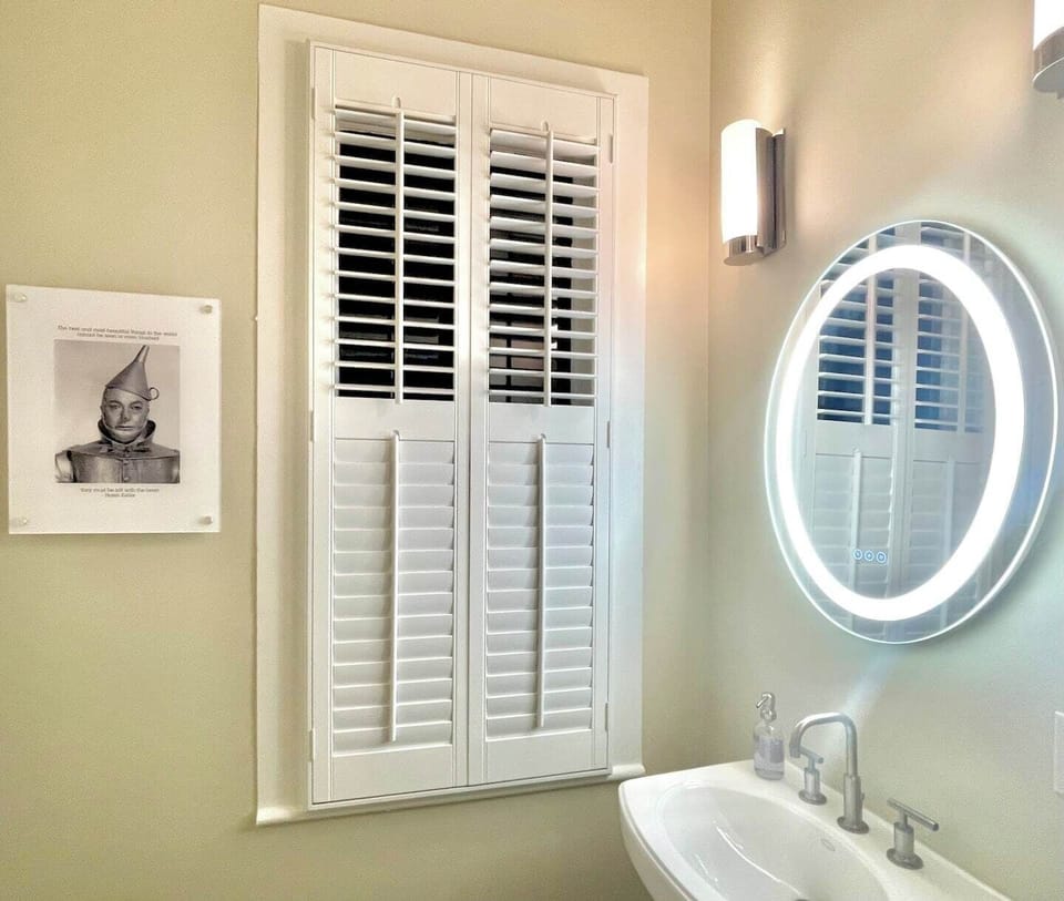Half Bath, LED- Lighted Mirror