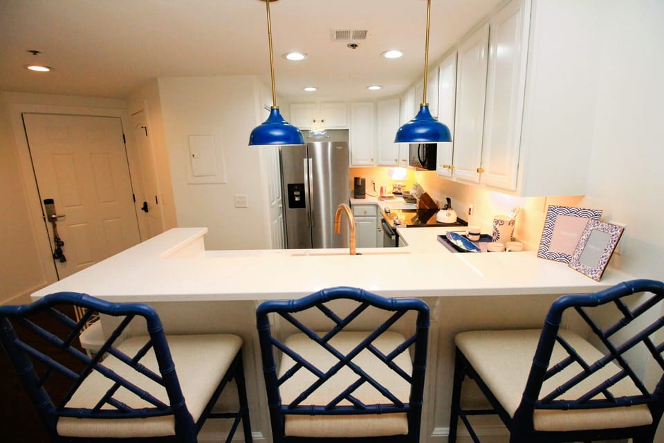 Fully functional, stylish, and comfortable kitchen